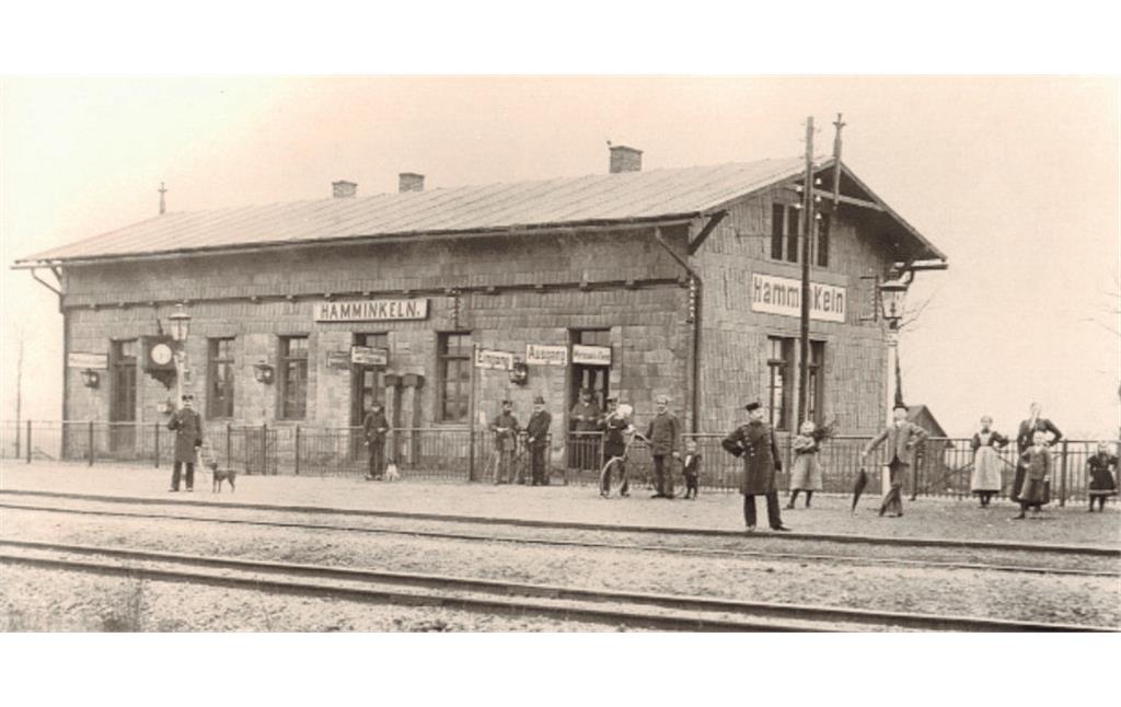 Bahnhof Hamminkeln, erstes Empfangsgebäude (1878)