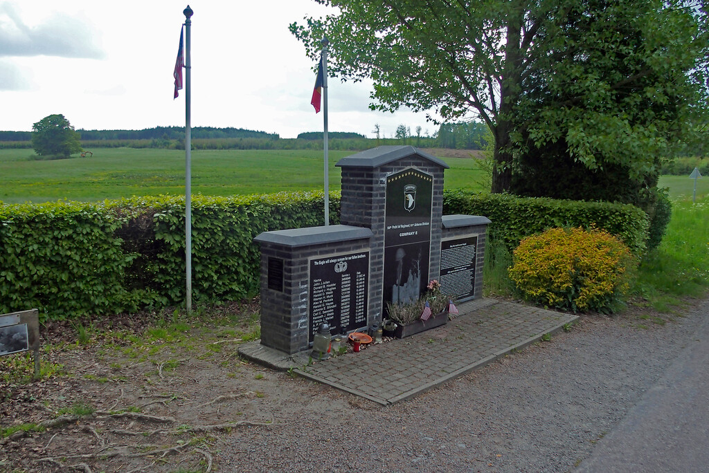 Denkmal für die "101st Easy Company" in Bastogne (2023)