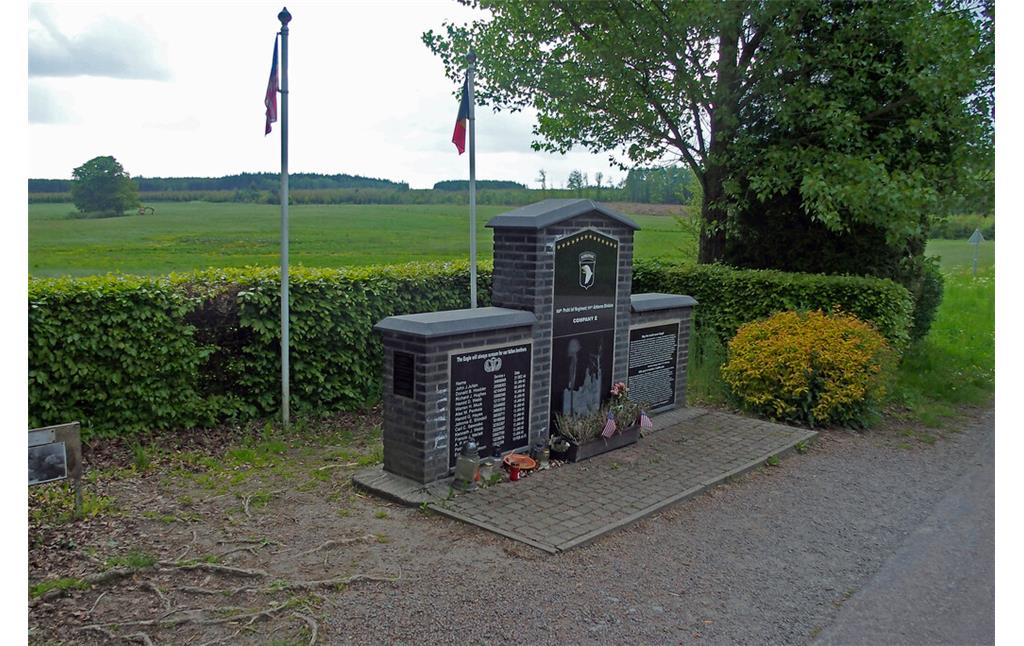Denkmal für die "101st Easy Company" in Bastogne (2023)