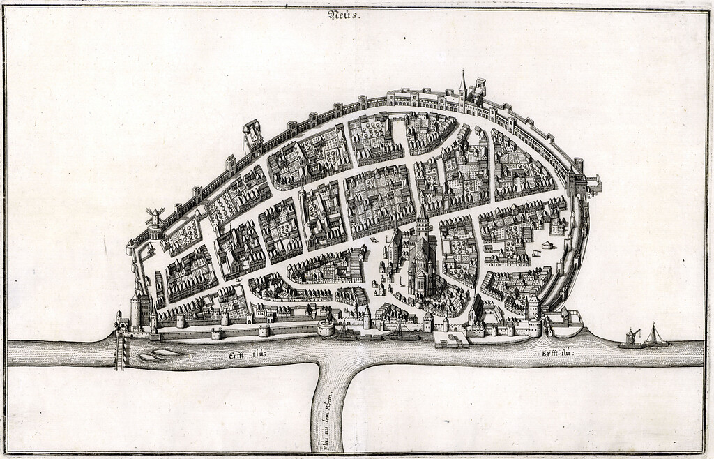 Stadtansicht Neuss 1646