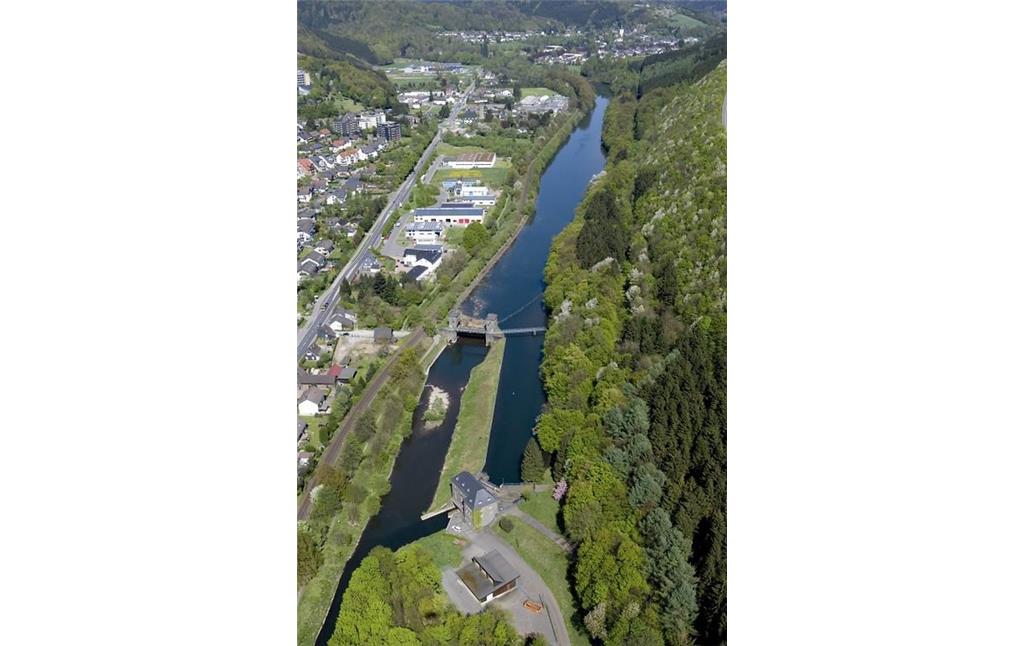 Wasserkraftwerk Ohl Grünscheid - Luftbild (2011)
