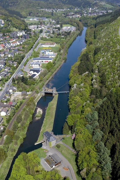Wasserkraftwerk Ohl Grünscheid - Luftbild (2011)