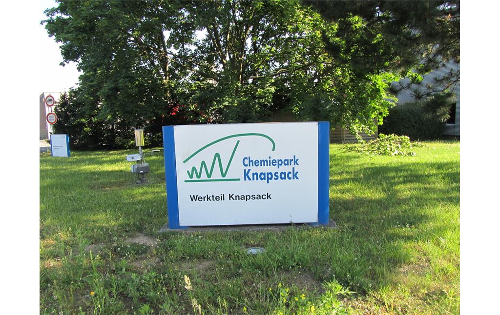 Eingangssituation zum Chemiepark Knapsack (2014)