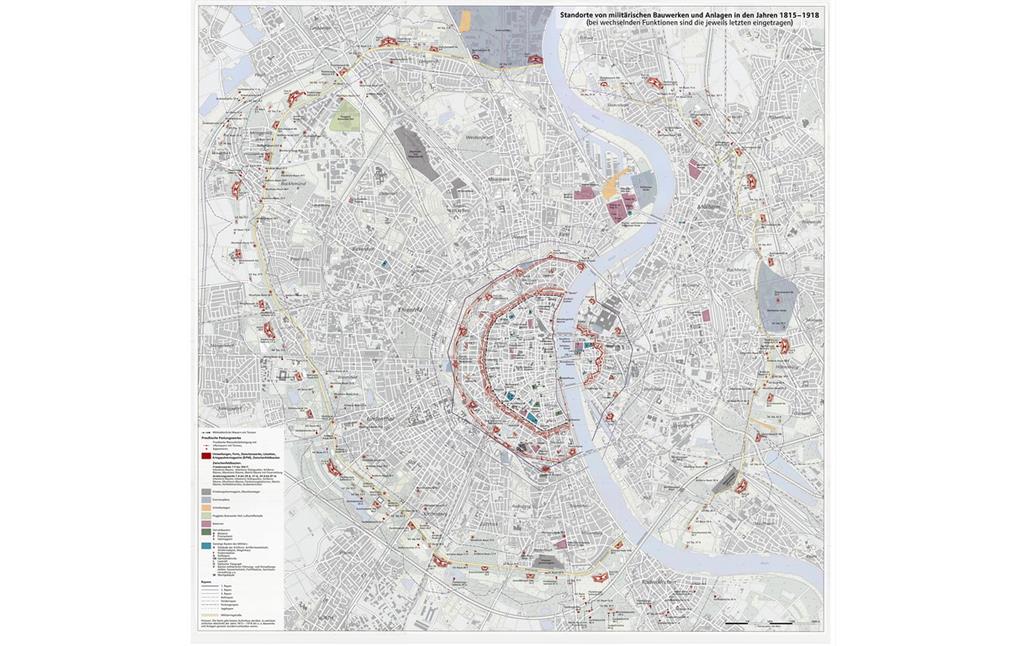 Standorte von militärischen Bauten und Anlagen in Köln in den Jahren 1815-1918 (2010)