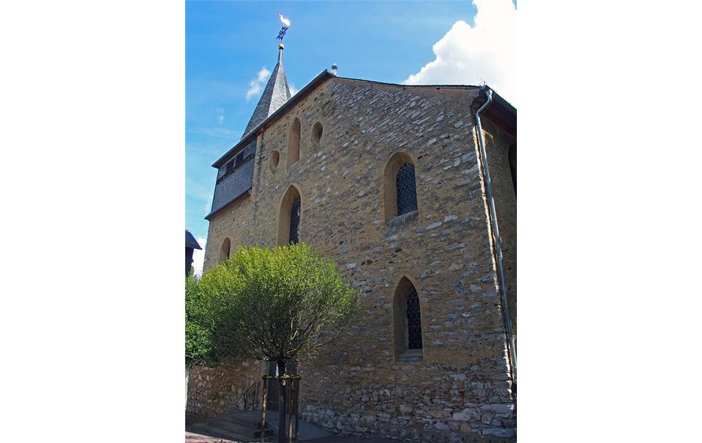 Außenansicht der Stiftskirche in Diez (2020)
