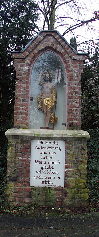 Bildstock auf dem Friedhof in Bornheim-Brenig (2016)