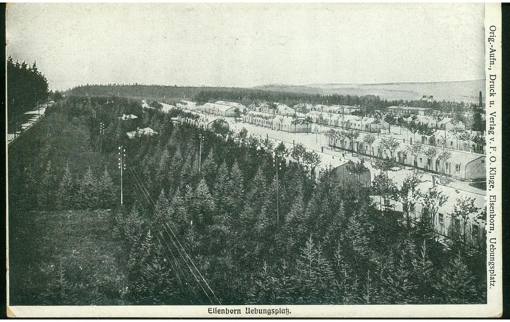 Der Truppenübungsplatz Elsenborn am Anfang des 20. Jahrhunderts