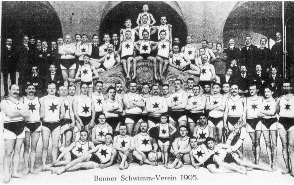 Bonner Schwimmverein zur Eröffnung des Viktoriabads (1906)
