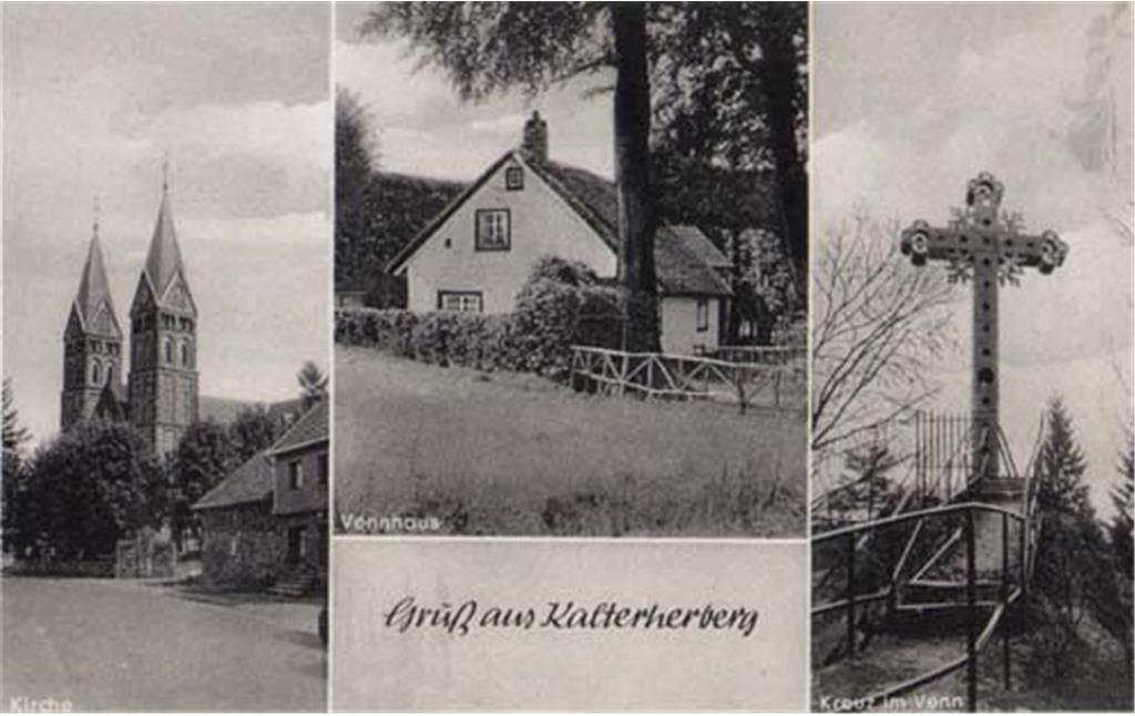 Postkarte "Gruß aus Kalterherberg" (vor 1959)