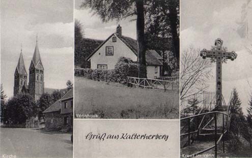 Postkarte "Gruß aus Kalterherberg" (vor 1959)