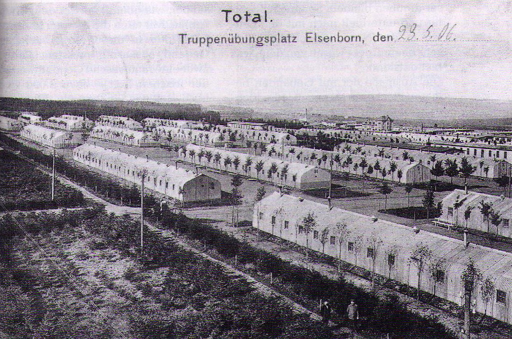  Postkarte des Truppenübungsplatzes Elsenborn, 1906