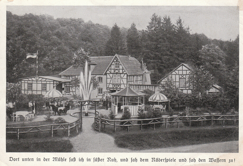 Reichensteiner Mühle am Wahnbach (1930)