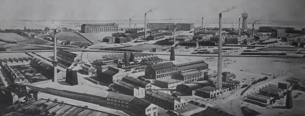 Schaubild der Uerdinger Werksanlage (1911/12)