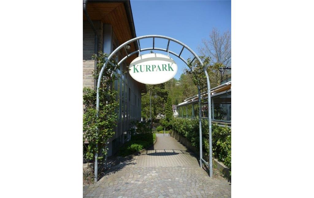 Eingang zum Kurpark Ründeroth