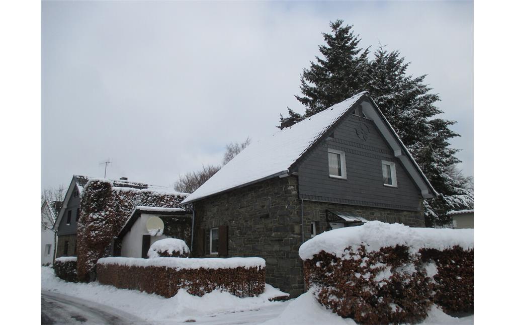 Häuser mit Windschutzhecken in Höfen (2015)