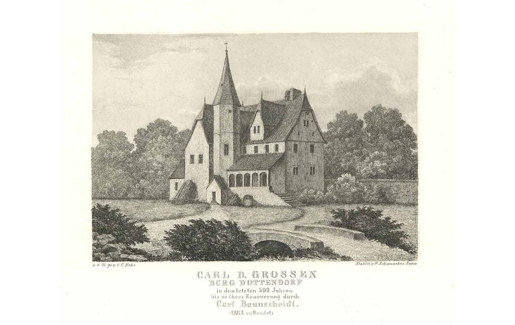 Burg Dottendorf (vor 1863)