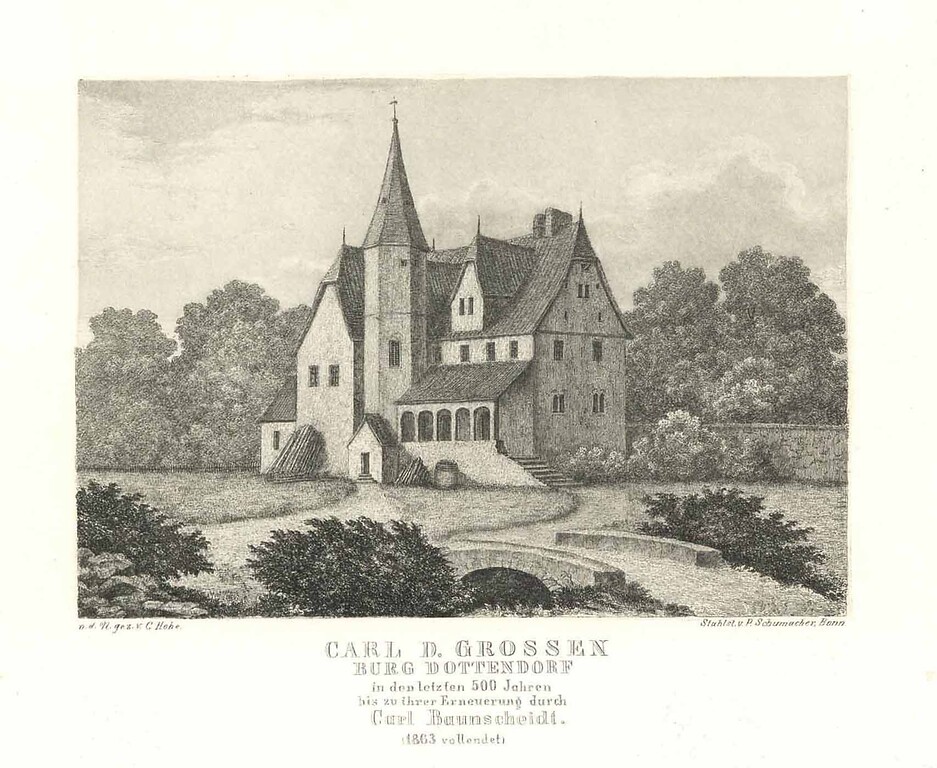 Burg Dottendorf (vor 1863)