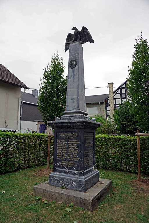 Kriegerdenkmal zu Schupbach (2020)