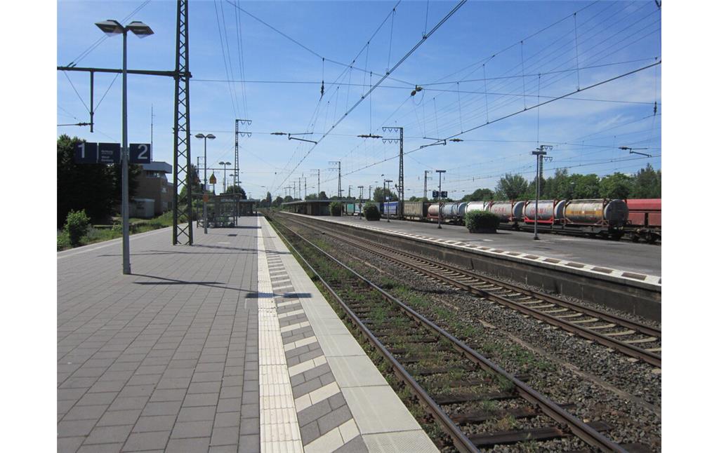 Bahnhof Emmerich, Bahnsteig (2017)