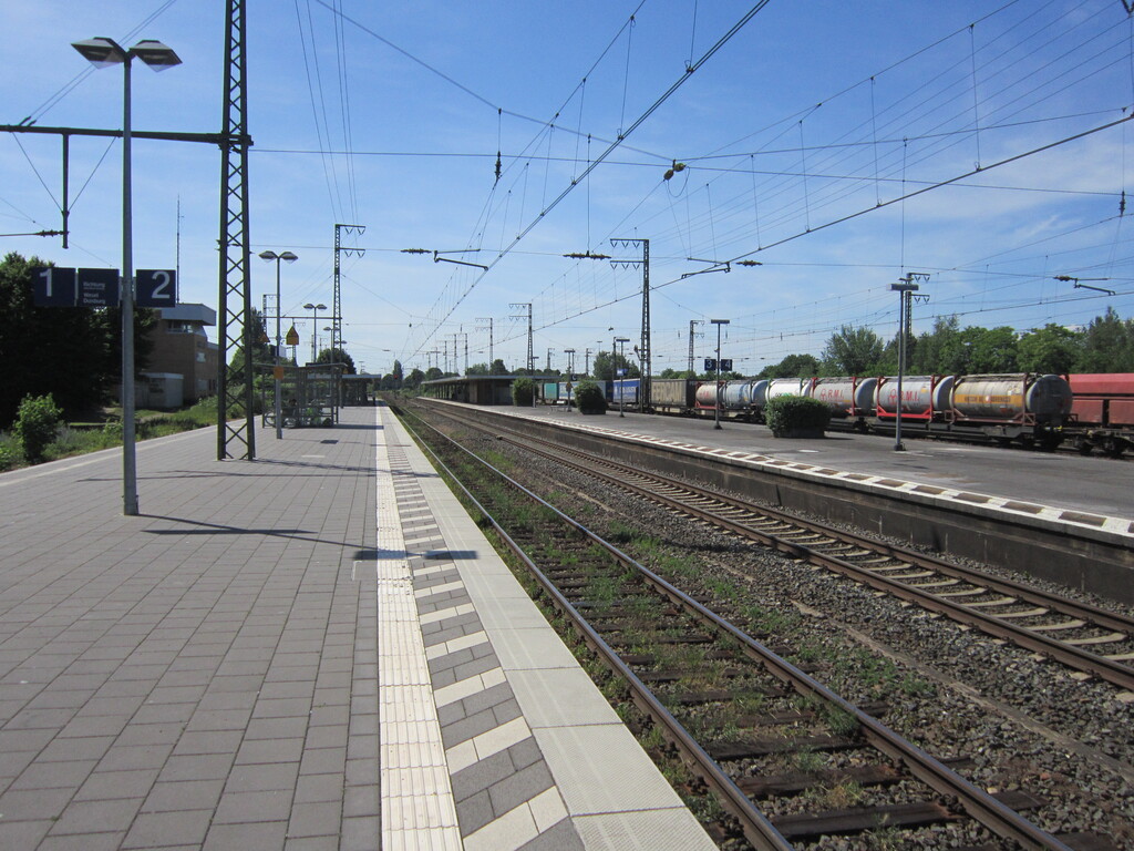 Bahnhof Emmerich, Bahnsteig (2017)