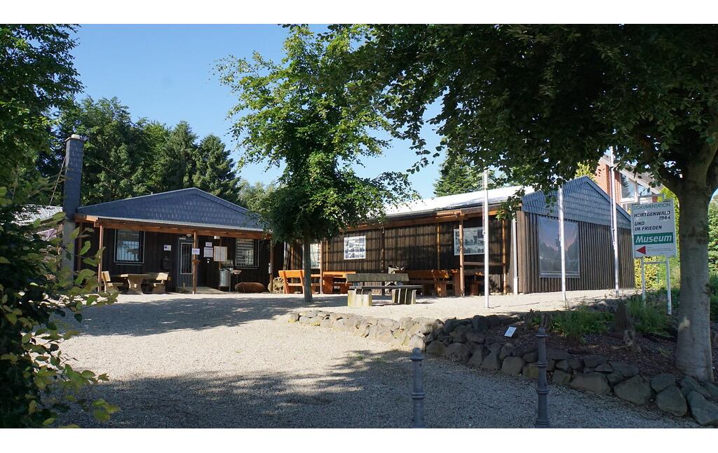 Das Museum Hürtgenwald 1944 und im Frieden wurde in einer Baracke in Vossenack eingerichtet (2021)