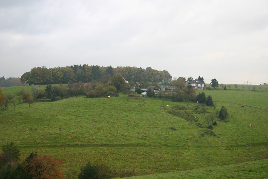 Kaisersbusch von Süden mit Blick auf die Obstwiese und den ehemaligen Teich (2007)