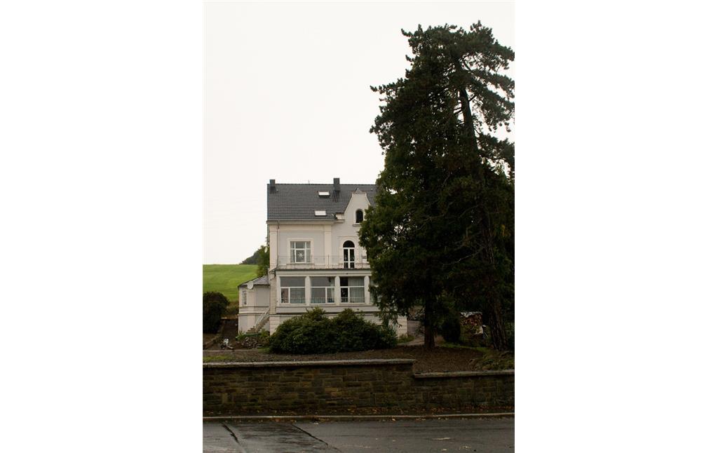 Weiße Villa aus dem Jahr 1895 mit altem Baumbestand im Villengarten (2013)