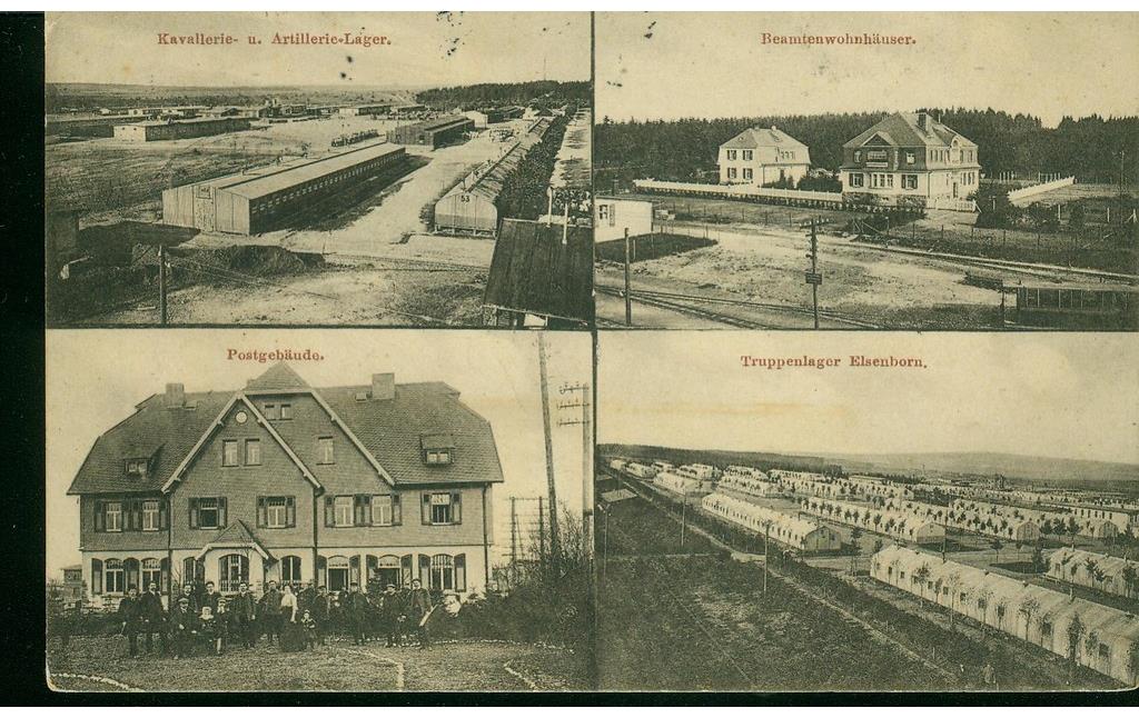 Postkarte vom Camp Elsenborn, 1912