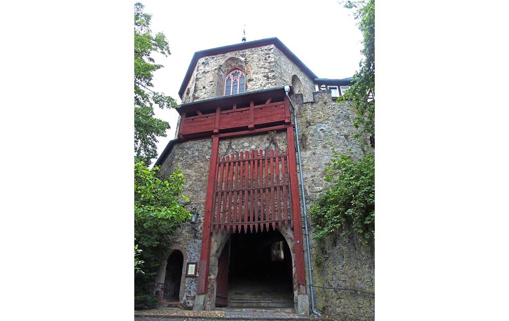 Das "Eiserne Tor" von Schloss Braunfels (2020)