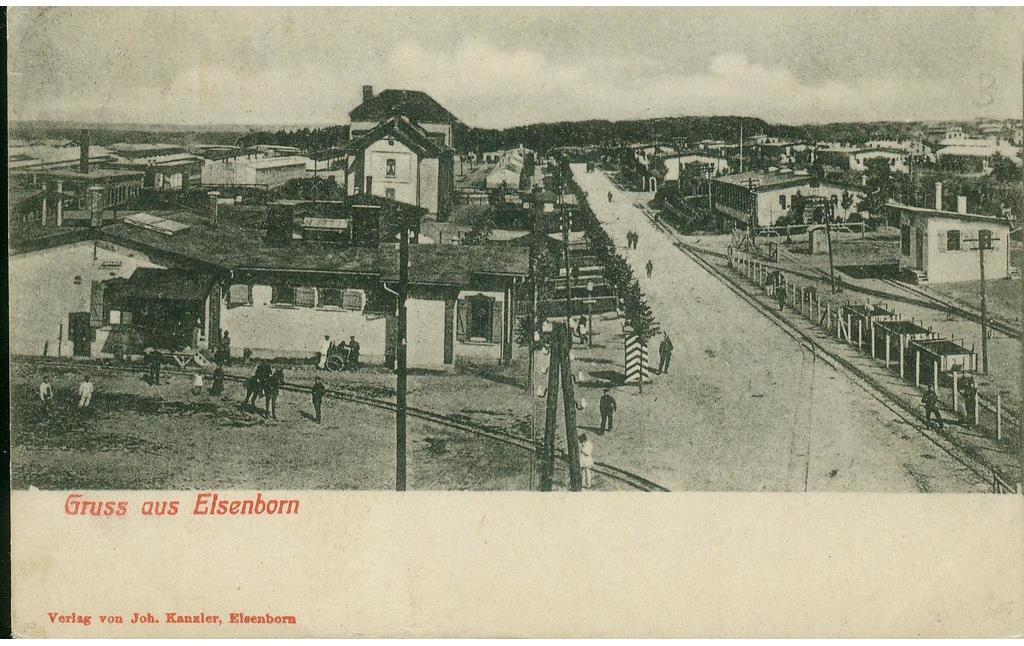 Postkarte des Truppenübungsplatzes Elsenborn, 1910
