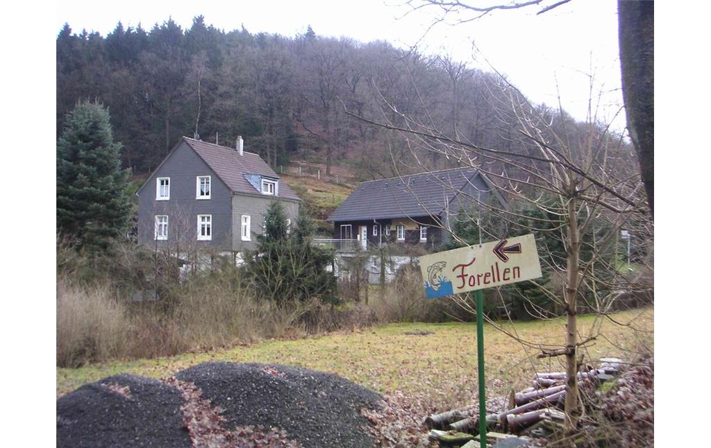 Die Siedlung Neuenhammer besteht heute aus zwei verschieferten Gebäuden  (2008)