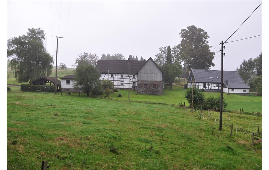 Blick auf den heutigen Weiler Hintermühle mit dem alten landwirtschaftlichen Hof (2013)