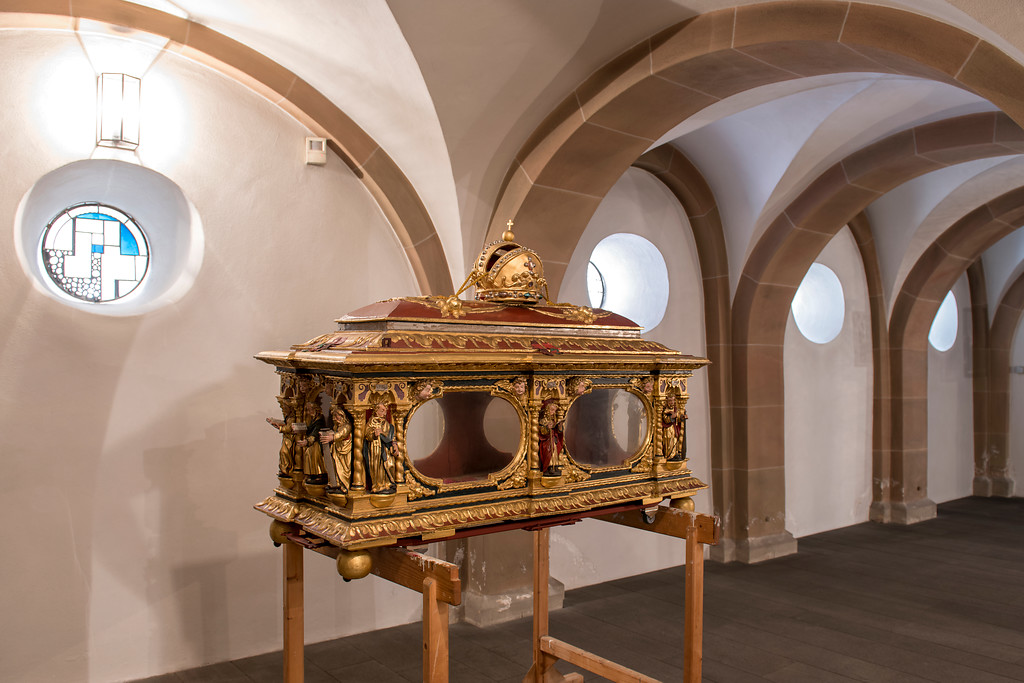 Stiftskirche Sankt Chrysanthus und Daria (2019), Sakramentshaus von 1480