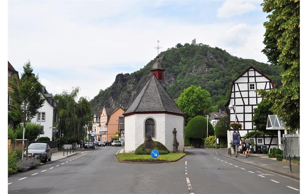 Blick auf die Rückseite der Marienkapelle in Rhöndorf (2019).