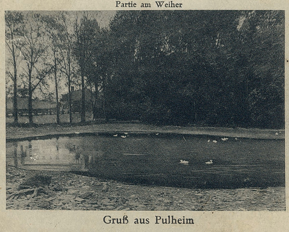 Abbildung 4: Kartäuserweiher in Pulheim (Postkarte um etwa 1920) (2006)