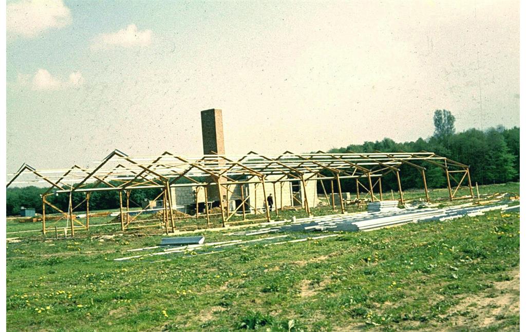 Gewächshaus Rohbau (1962)