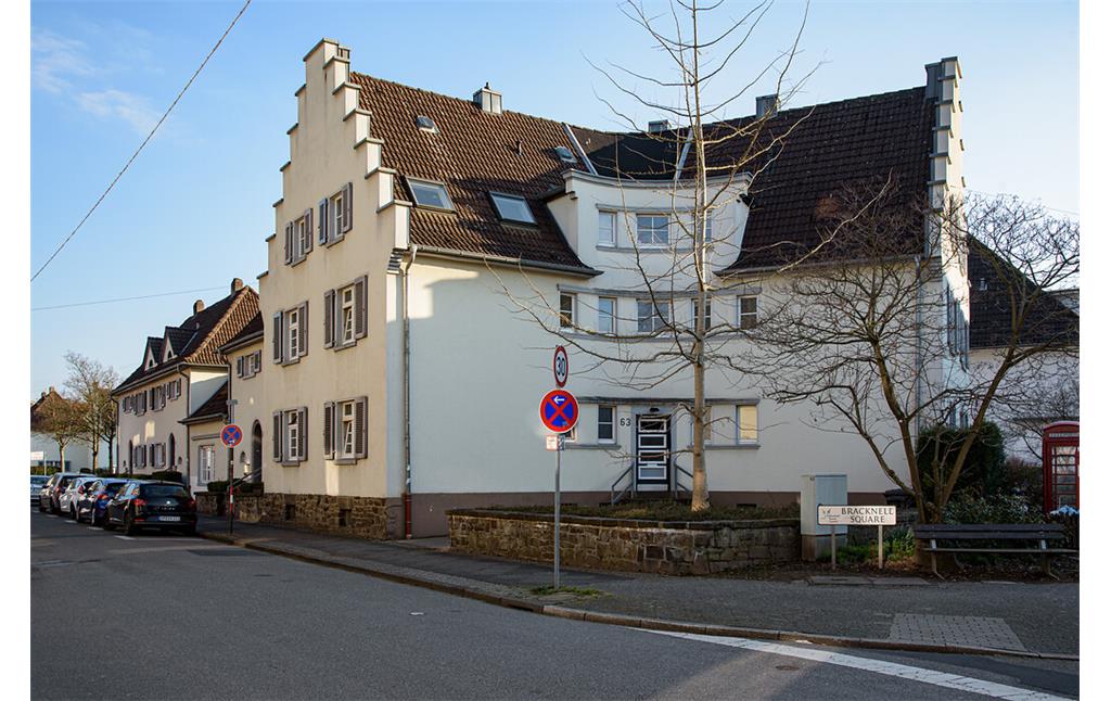 Wohnhäuser Feuerwehrsiedlung Opladen Ecke (2021)