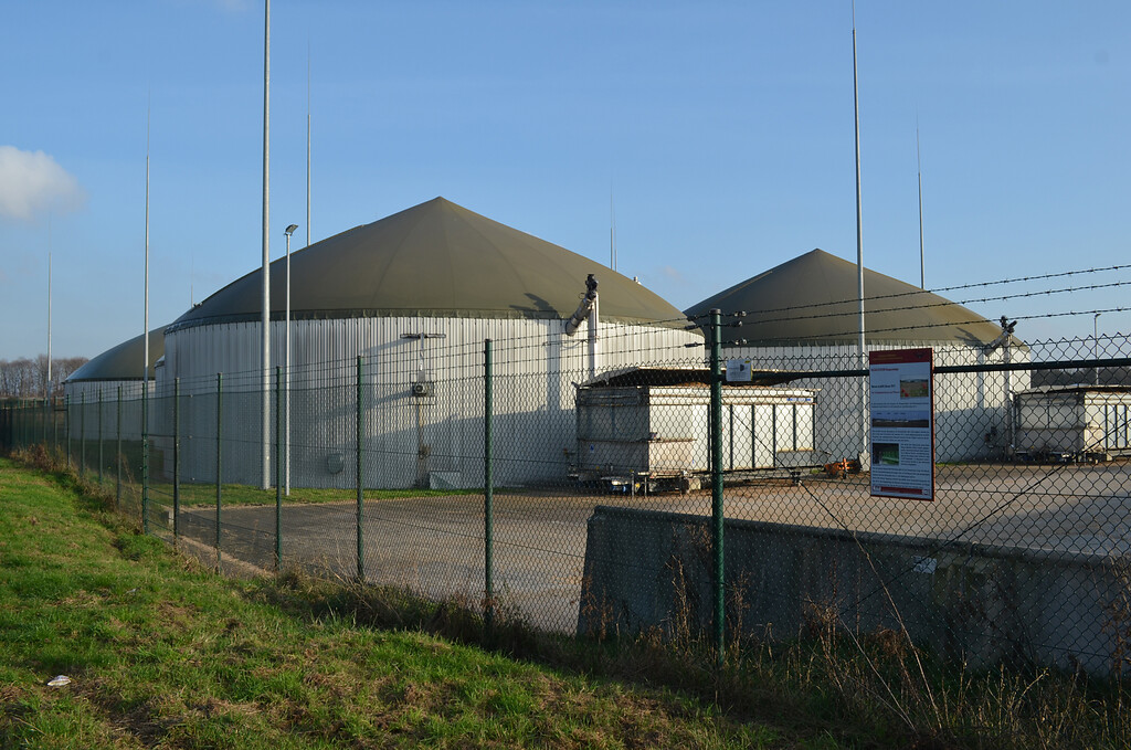 Erzählstation "Biogasanlage" am Kölner Randkanal in Roggendorf/Thenhoven (2015)