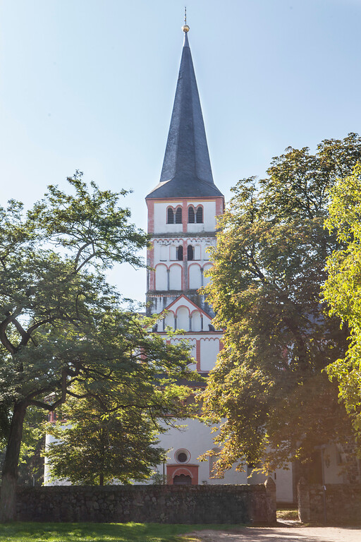 Außenansicht der Doppelkirche St. Maria und Clemens (2015)