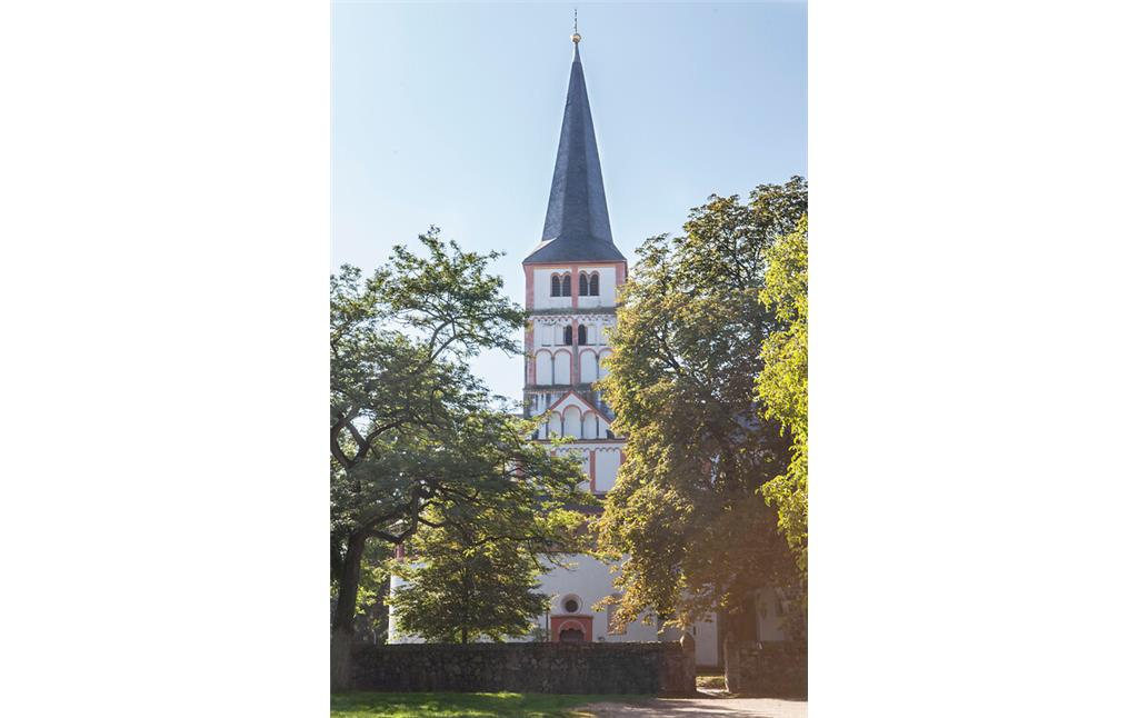 Außenansicht der Doppelkirche St. Maria und Clemens (2015)