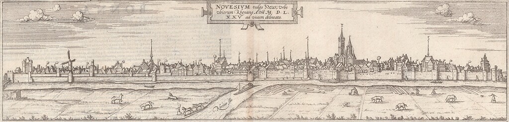 Stadtansicht Neuss 1575