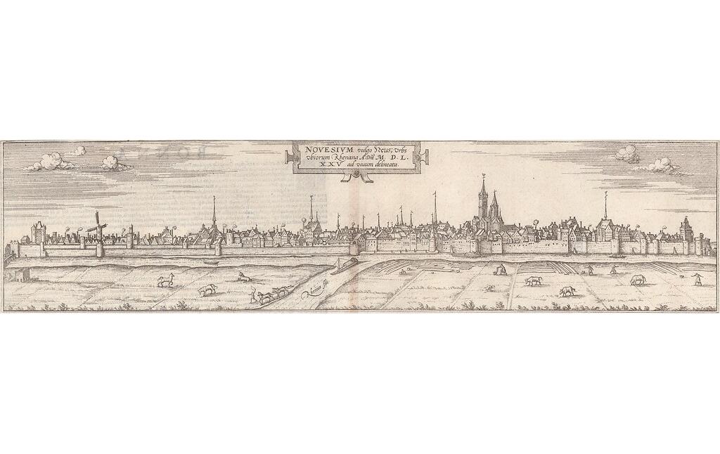 Stadtansicht Neuss 1575