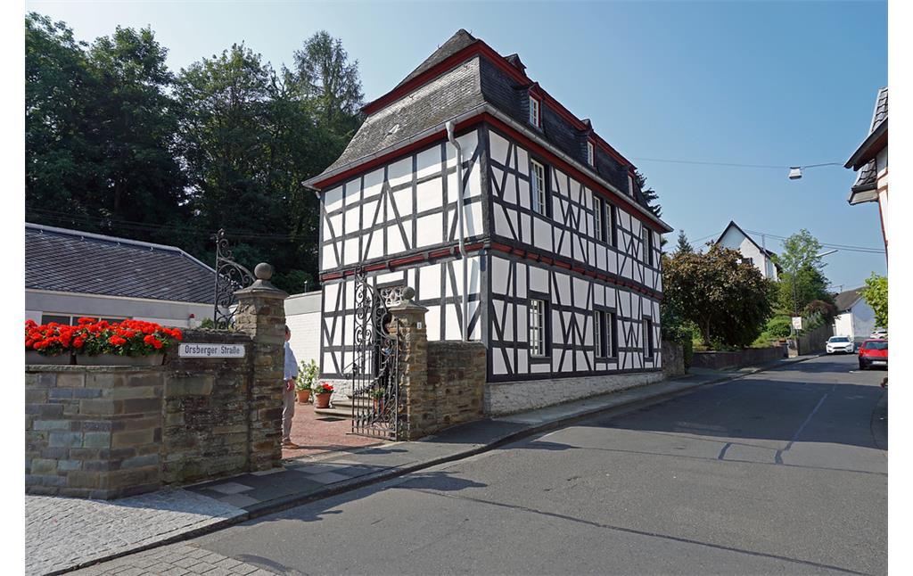 Altes Pfarrhaus in Bruchhausen, Geschichtsweg Bruchhausen (2019)