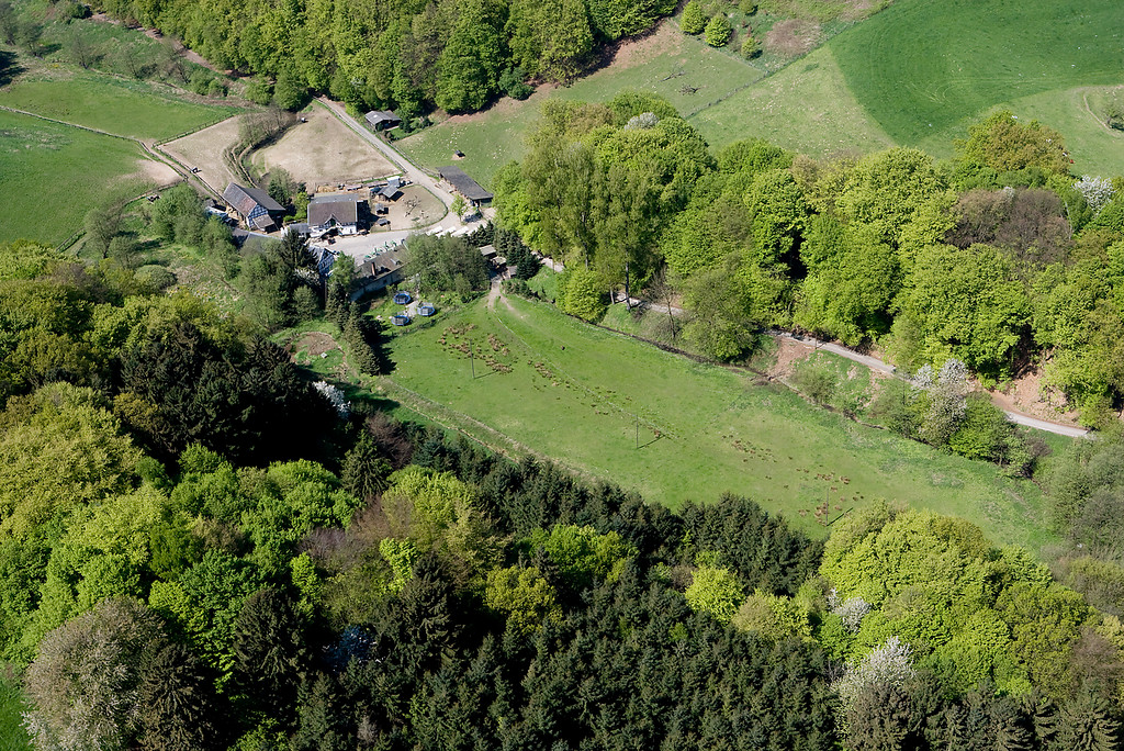 Luftbild der Gammersbacher Mühle, Lohmar (2009)