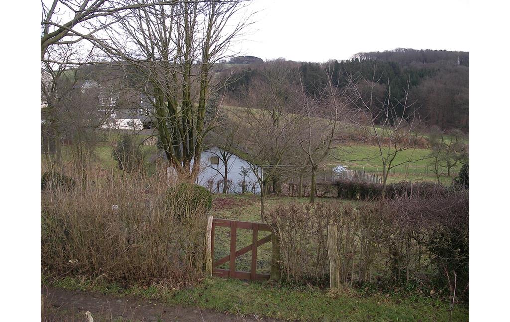 Die Hecke mit Tor umgab einst einen Bauerngarten (2008)