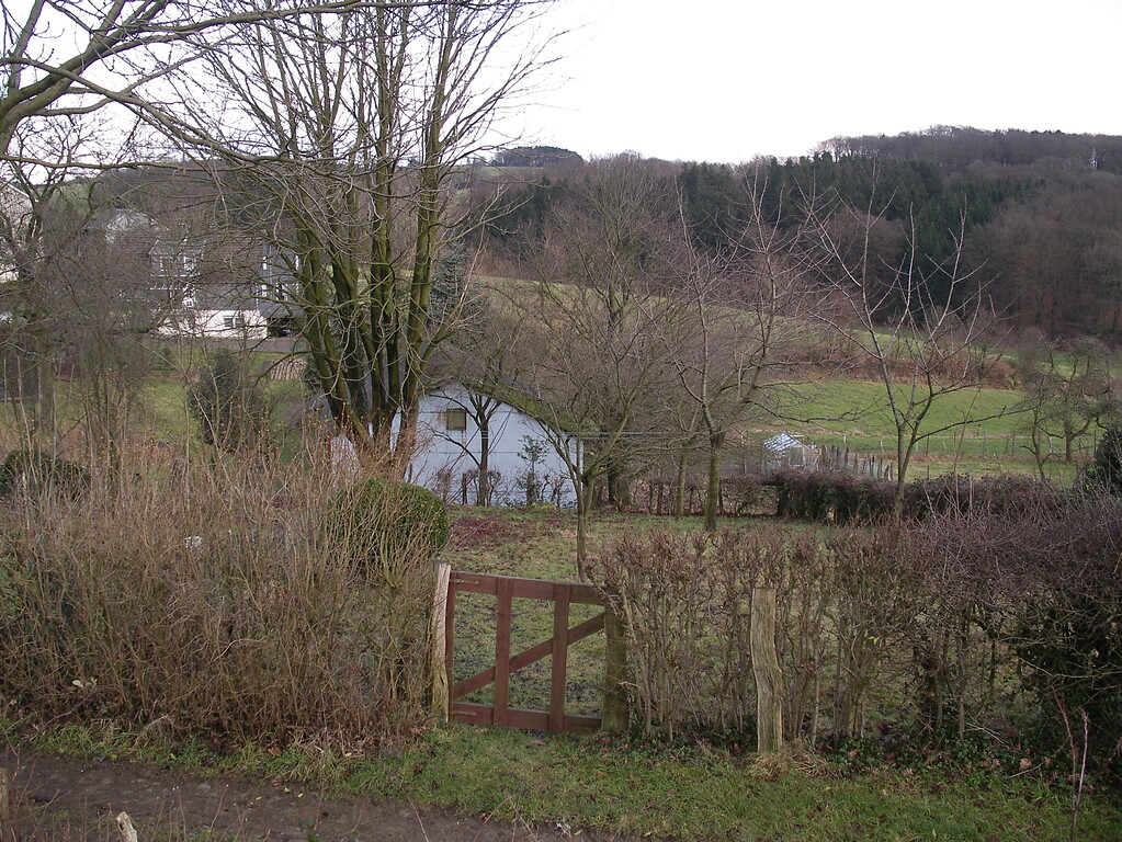 Die Hecke mit Tor umgab einst einen Bauerngarten (2008)