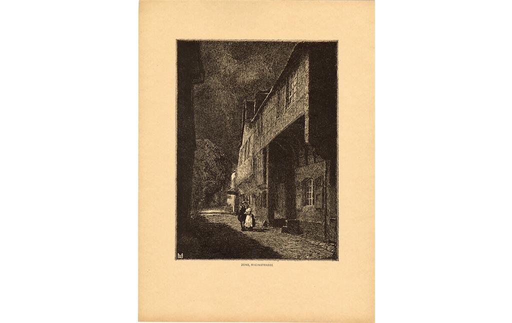 Heimatbilder "Die gute-alte Zeit", Federzeichnungen von Karl Möhler, Text von Augustin Wibbelt erschienen 1921.