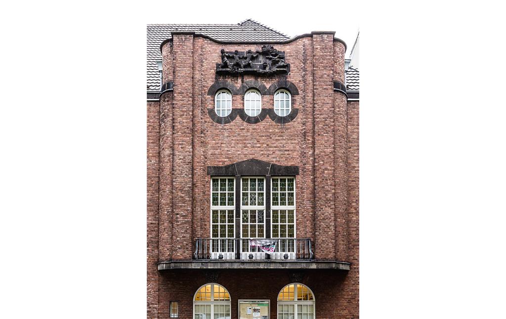Erker der Evangelischen Kirche Tersteegenhaus in Köln-Sülz (2021)