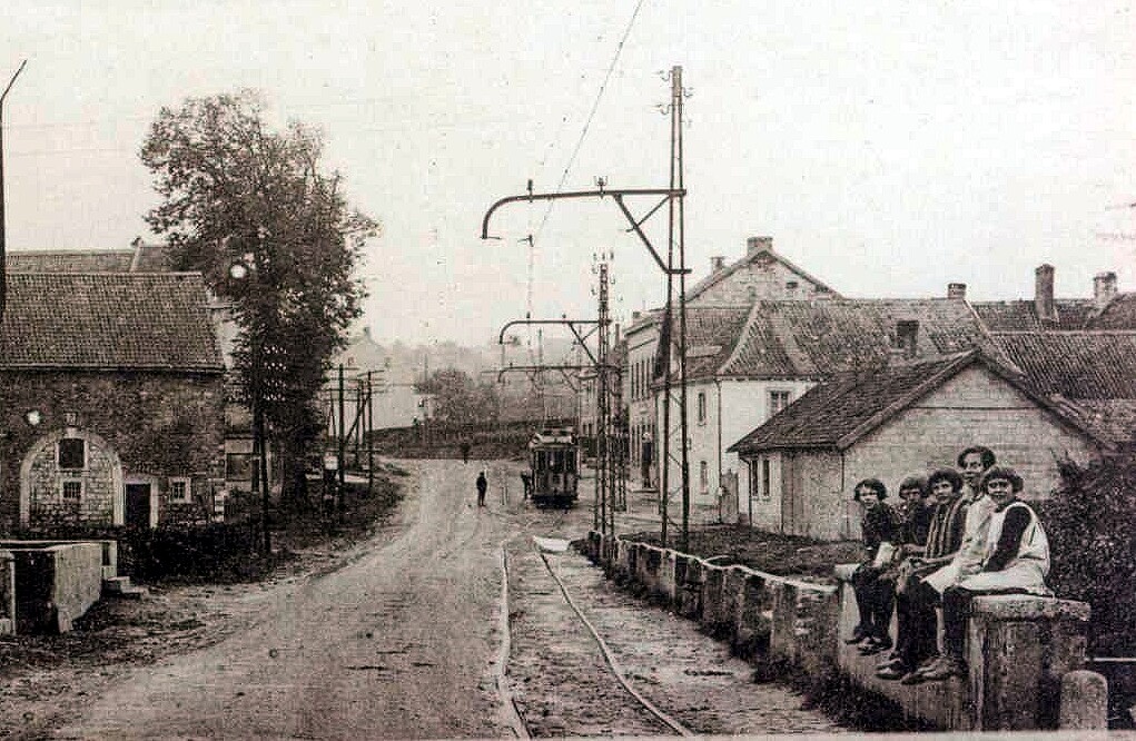 Straßenbahn in Raeren (Linie nach Eynatten) (1930)