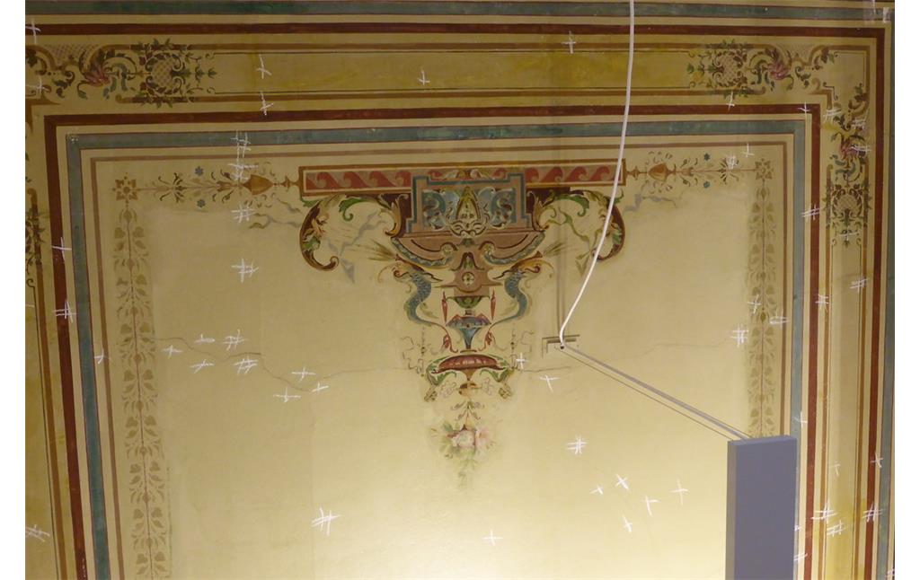 Deckenmalereien im Erdgeschoss des Bahnhofs Rolandseck (2014)